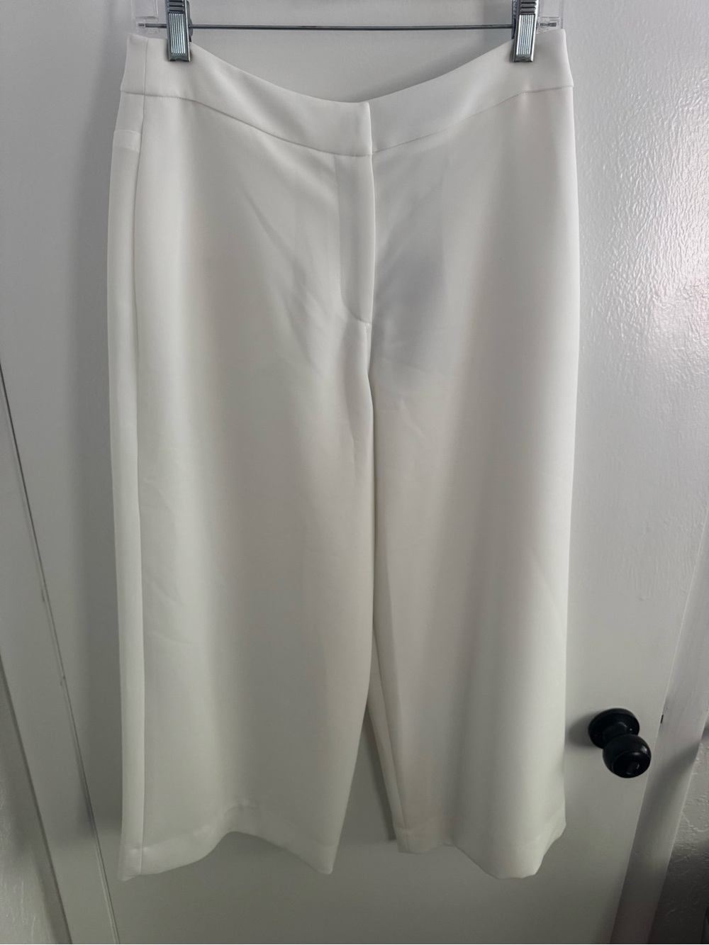 rag & bone Marci Pant Wide Leg Crop Chalk NWT 6
